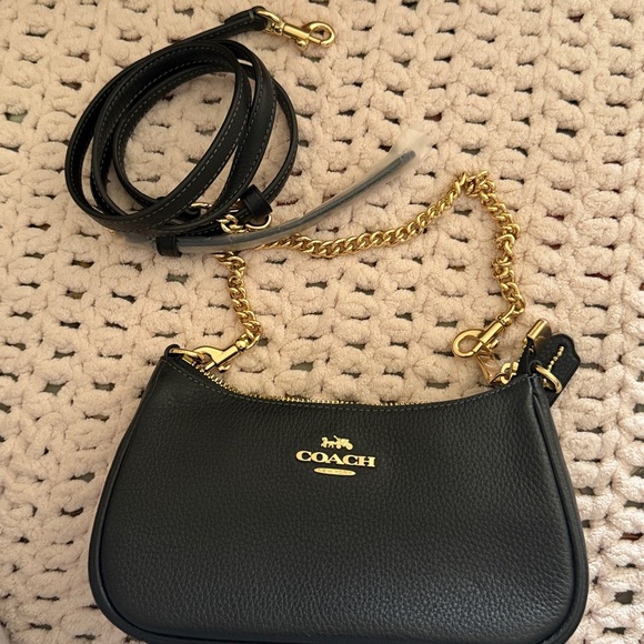 Coach Black leather Teri mini crossbody - Picture 3 of 3
